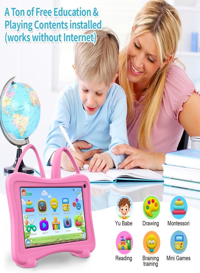 Trayoo Kids Tablet 7 Toddlers Learning Tablet with WiFi, YouTube, Dual Camera, Touch Screen, Parental Control, Child Tablets for Boys Girls - Image 3